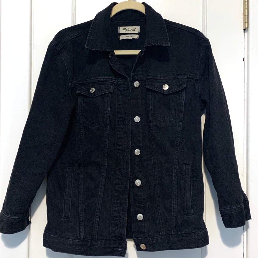 Madewell Oversized Jean Jacket in Lunar Wash